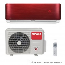 VIVAX COOL R+ DESIGN 3,5 kW RED inverteres split klíma szett