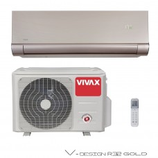 VIVAX COOL V DESIGN 3,5 kW GOLD inverteres split klíma szett